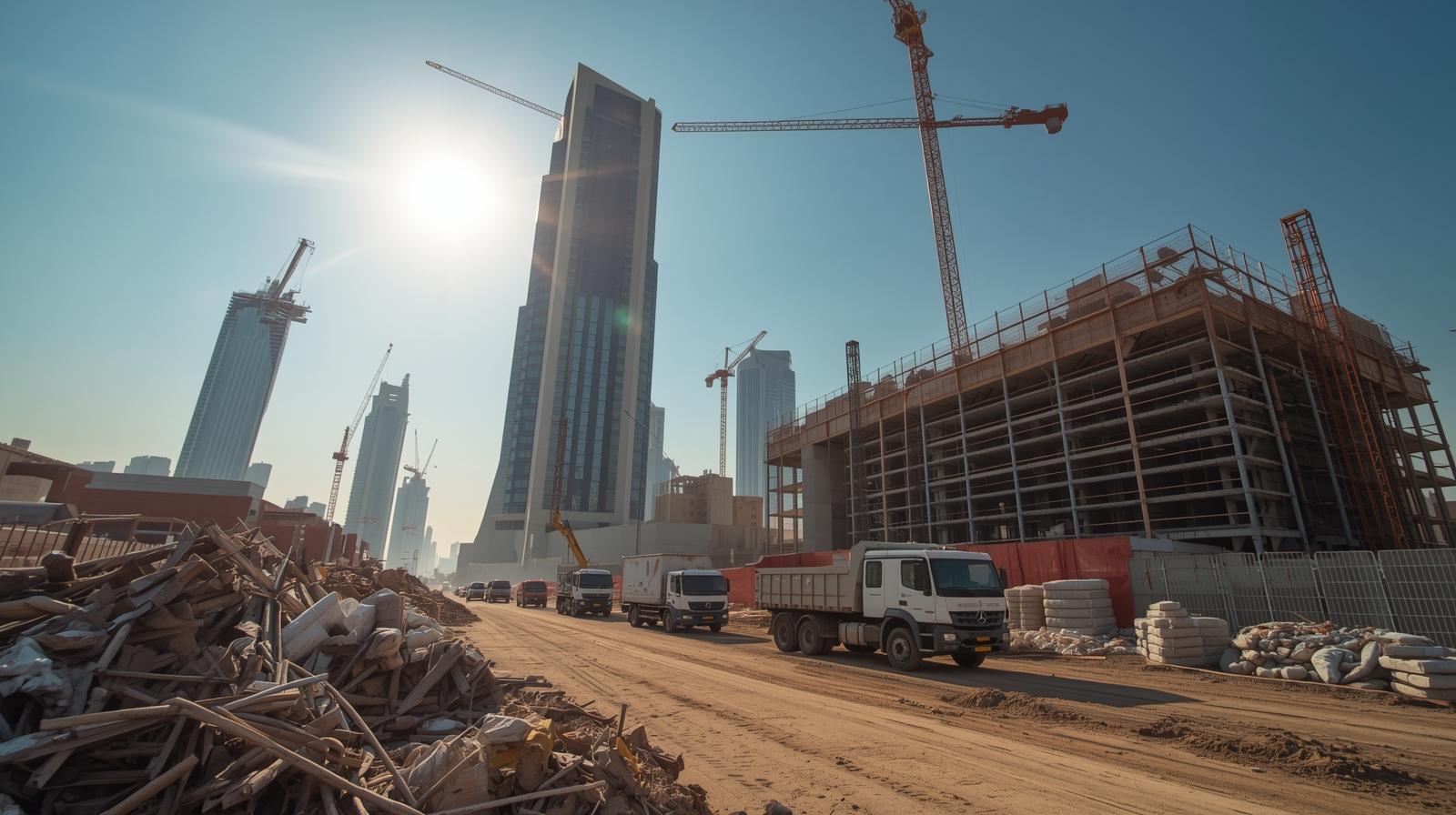 Building Waste Removal Dubai Wharf Tower 2 (3)