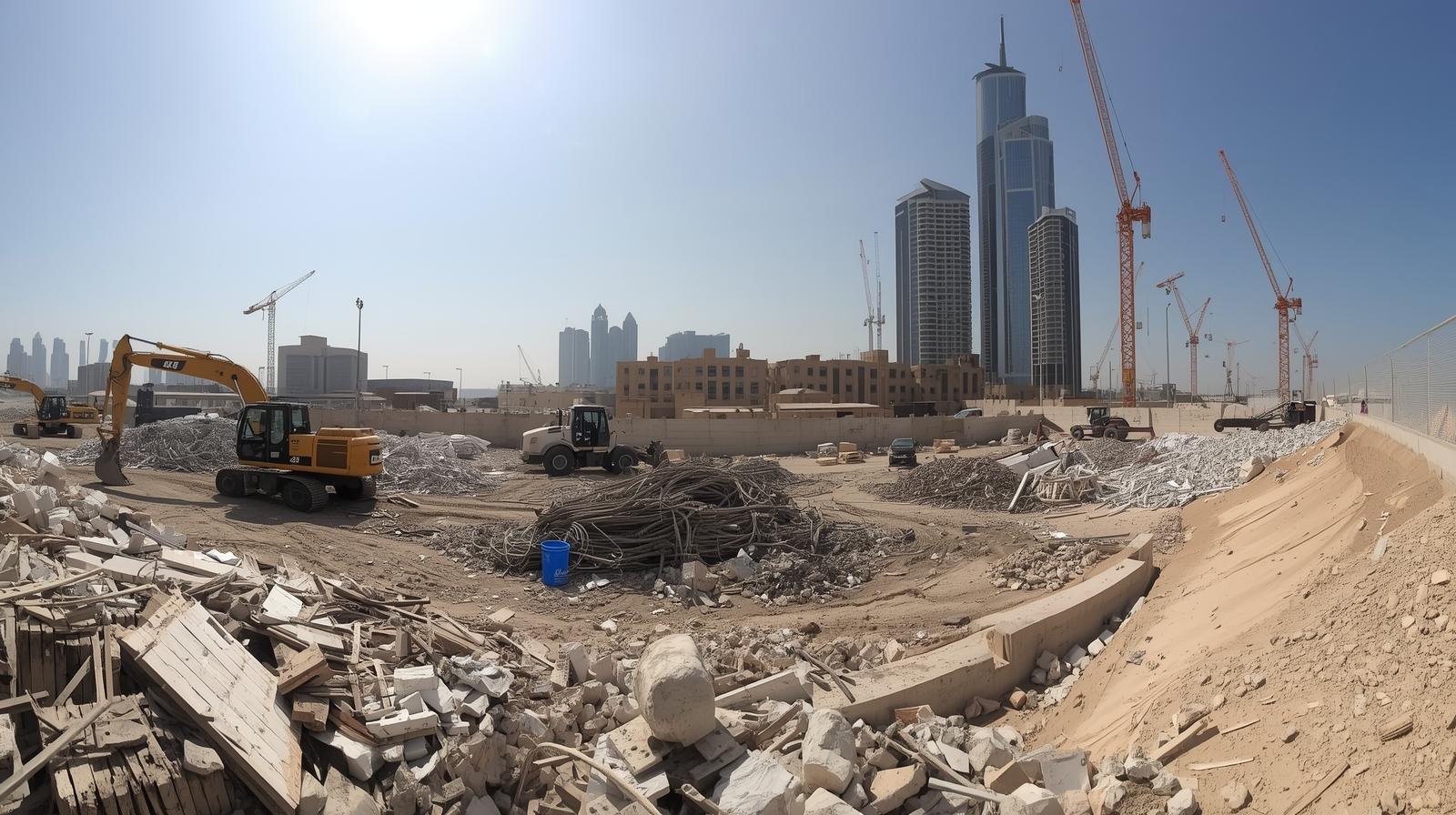 Building Waste Removal Dubai Wharf Tower 2 (4)