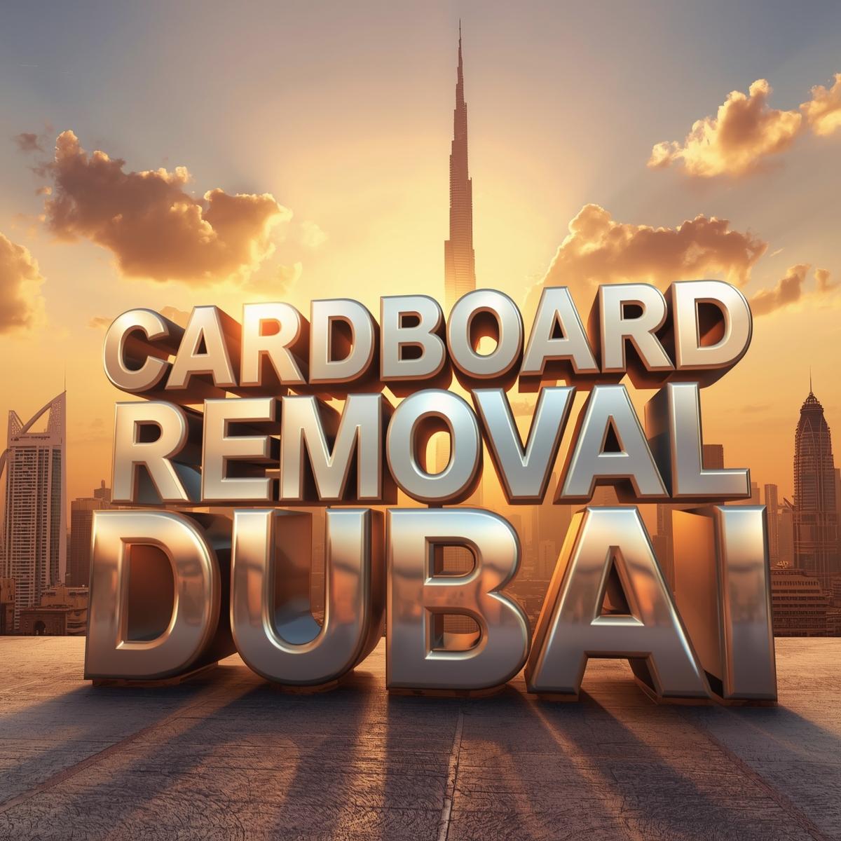 Cardboard Removal Dubai