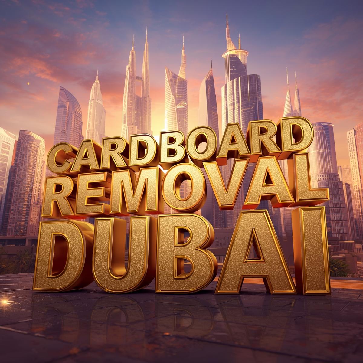 Cardboard Removal Dubai