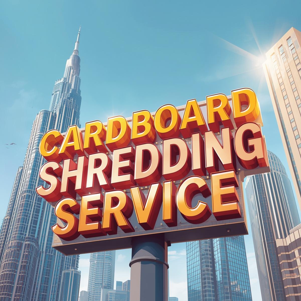 Cardboard Shredding Service