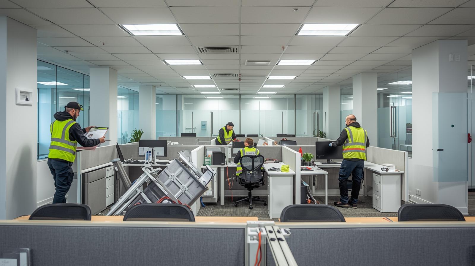 Cubicle Removal Service (2)