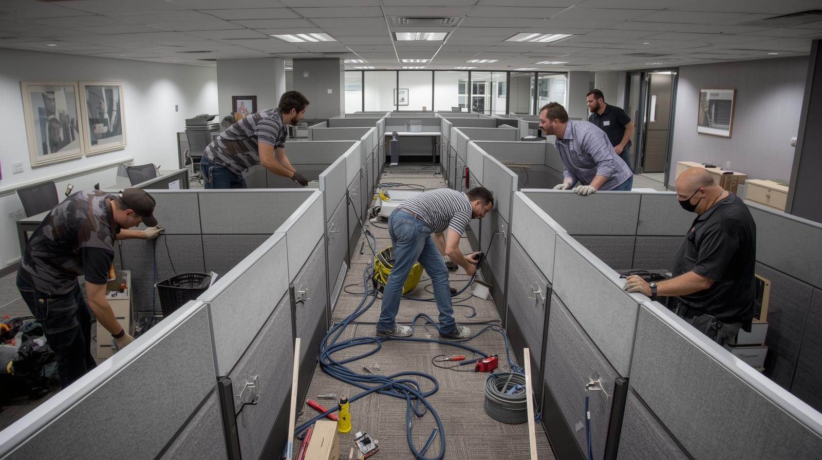 Cubicle Removal Service (3)