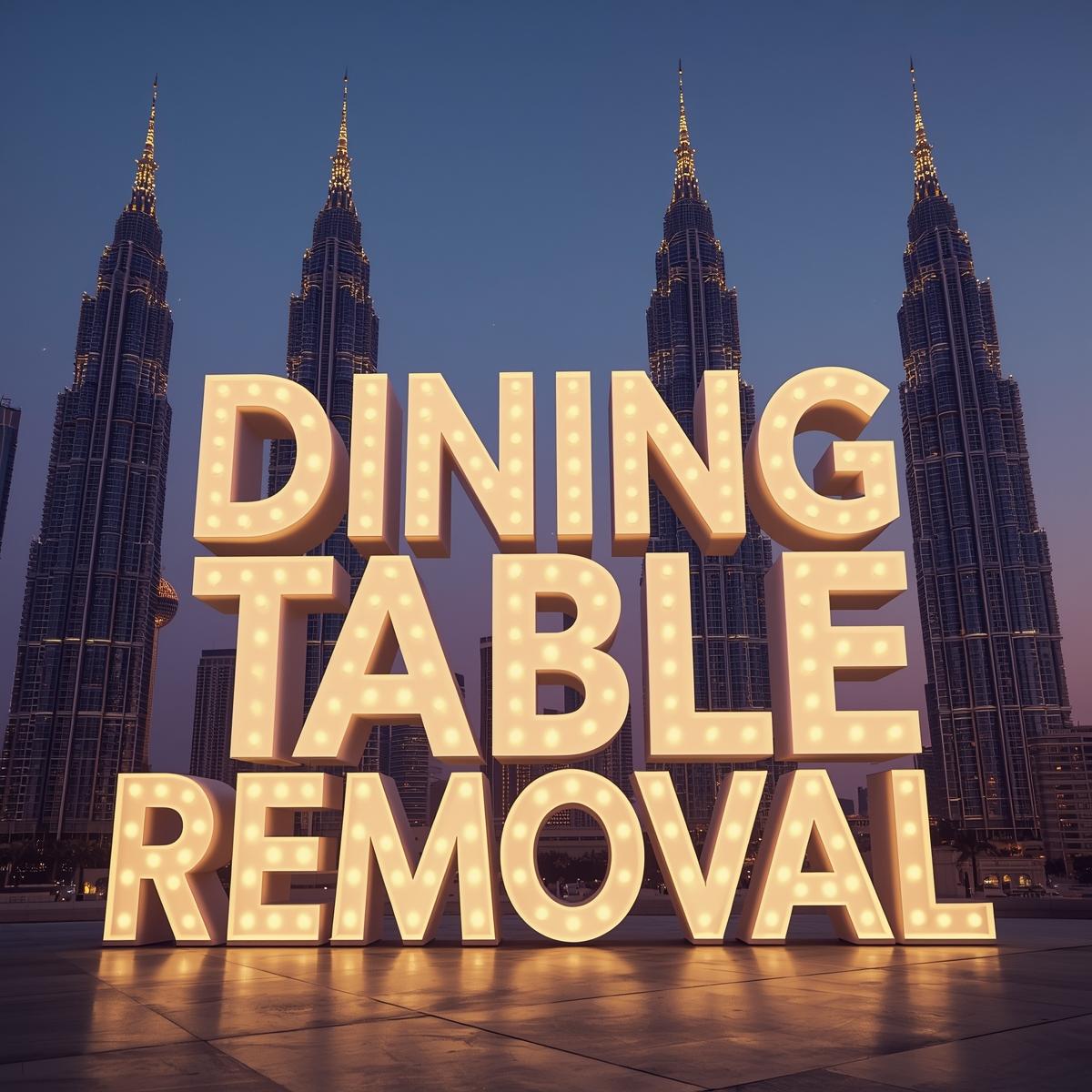 Dining Table Removal