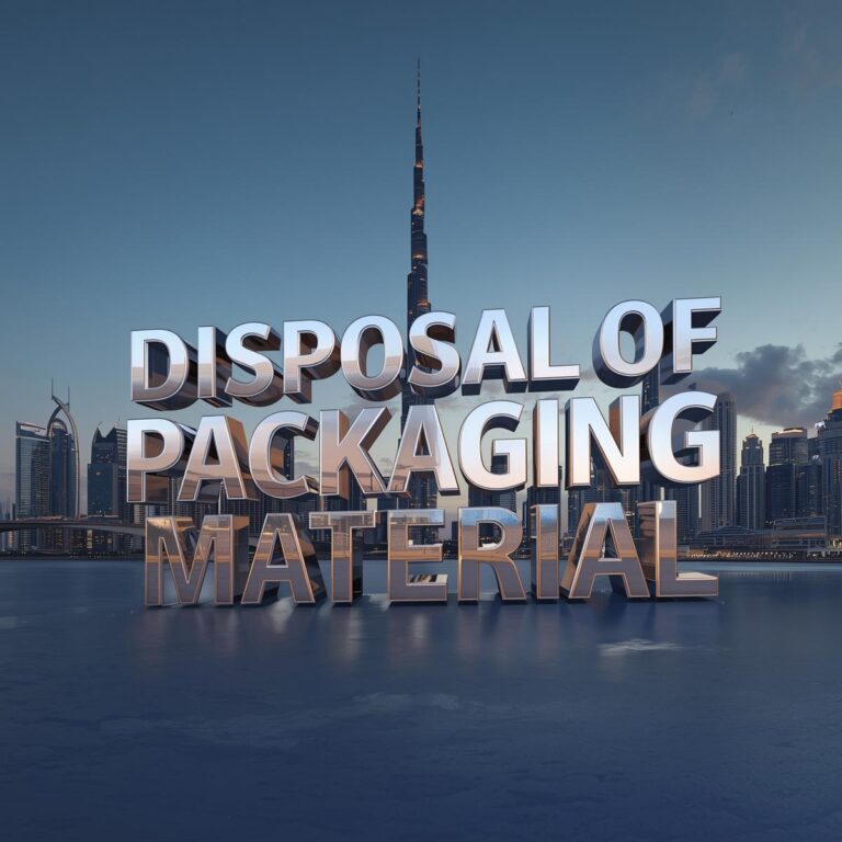 Disposal of Packaging Material