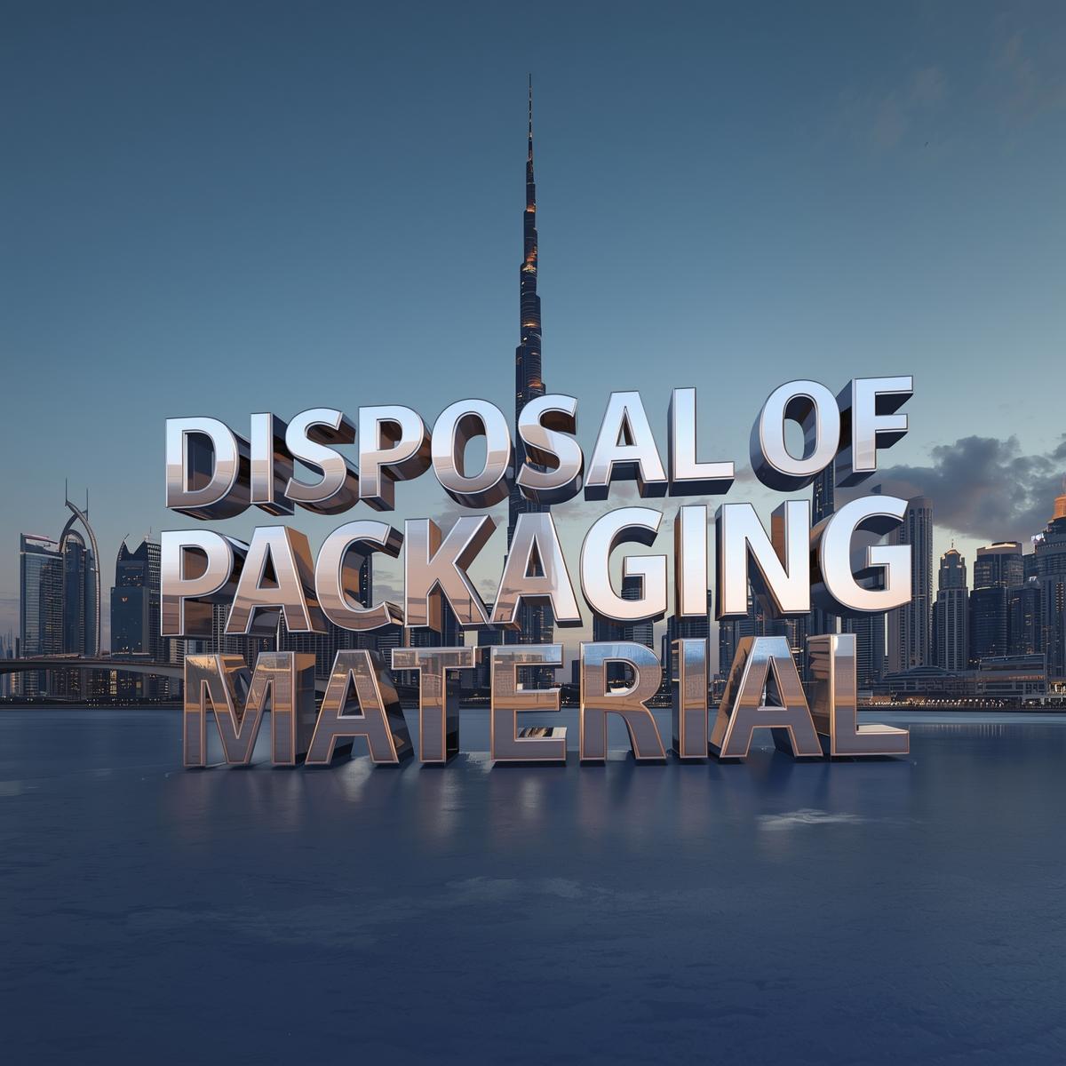 Disposal of Packaging Material