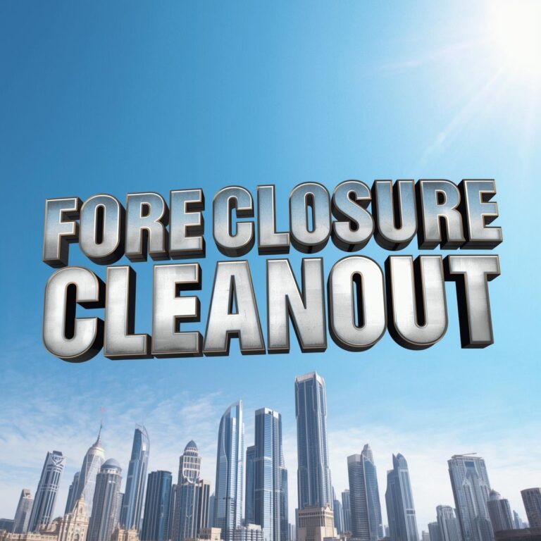 Foreclosure Cleanout