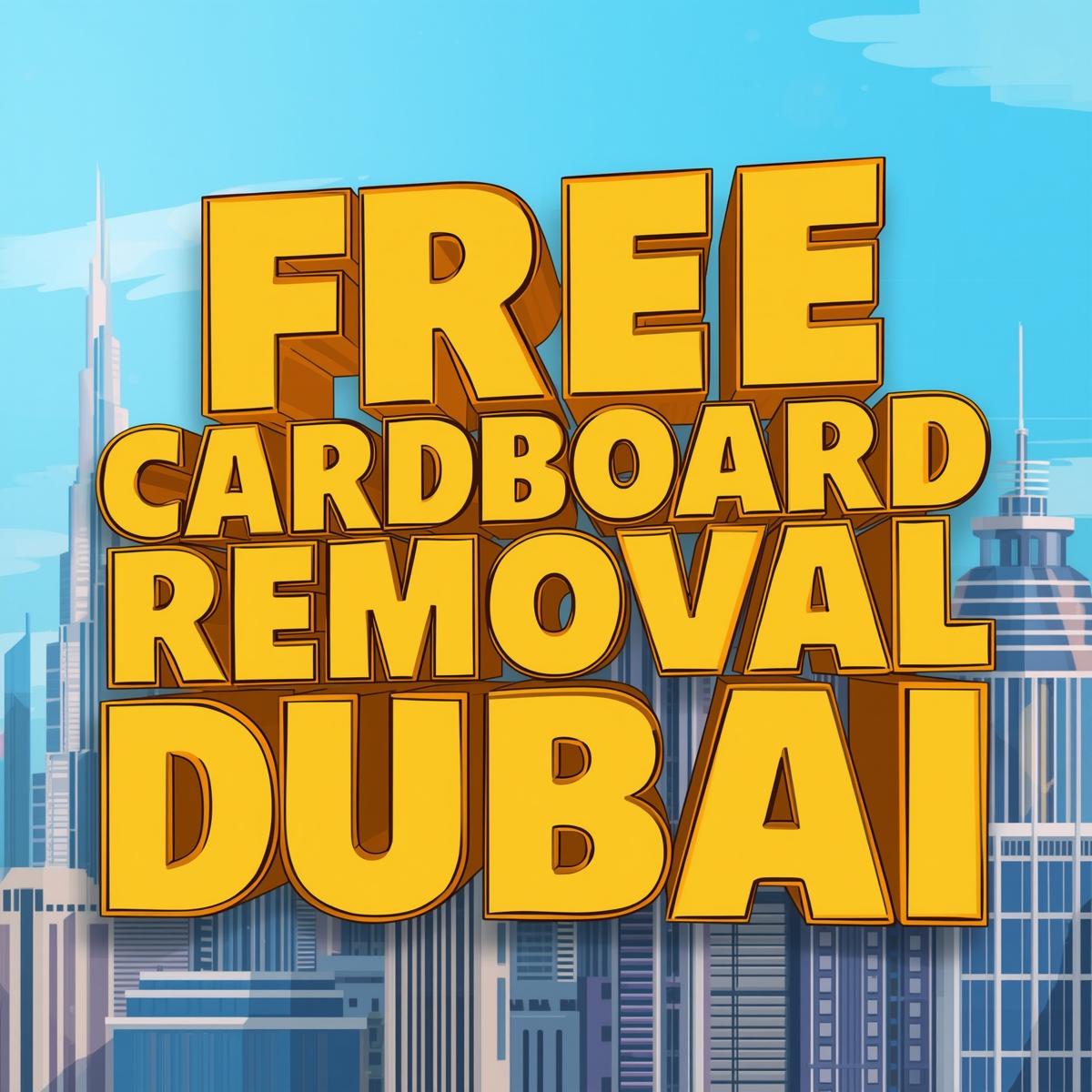Free Cardboard Removal Dubai