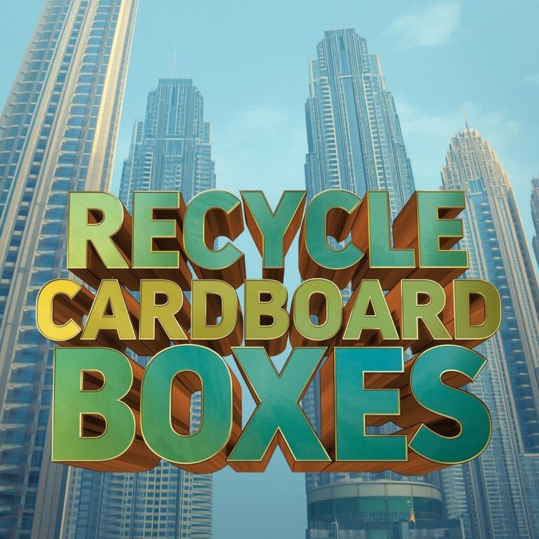 Recycle Cardboard Boxes