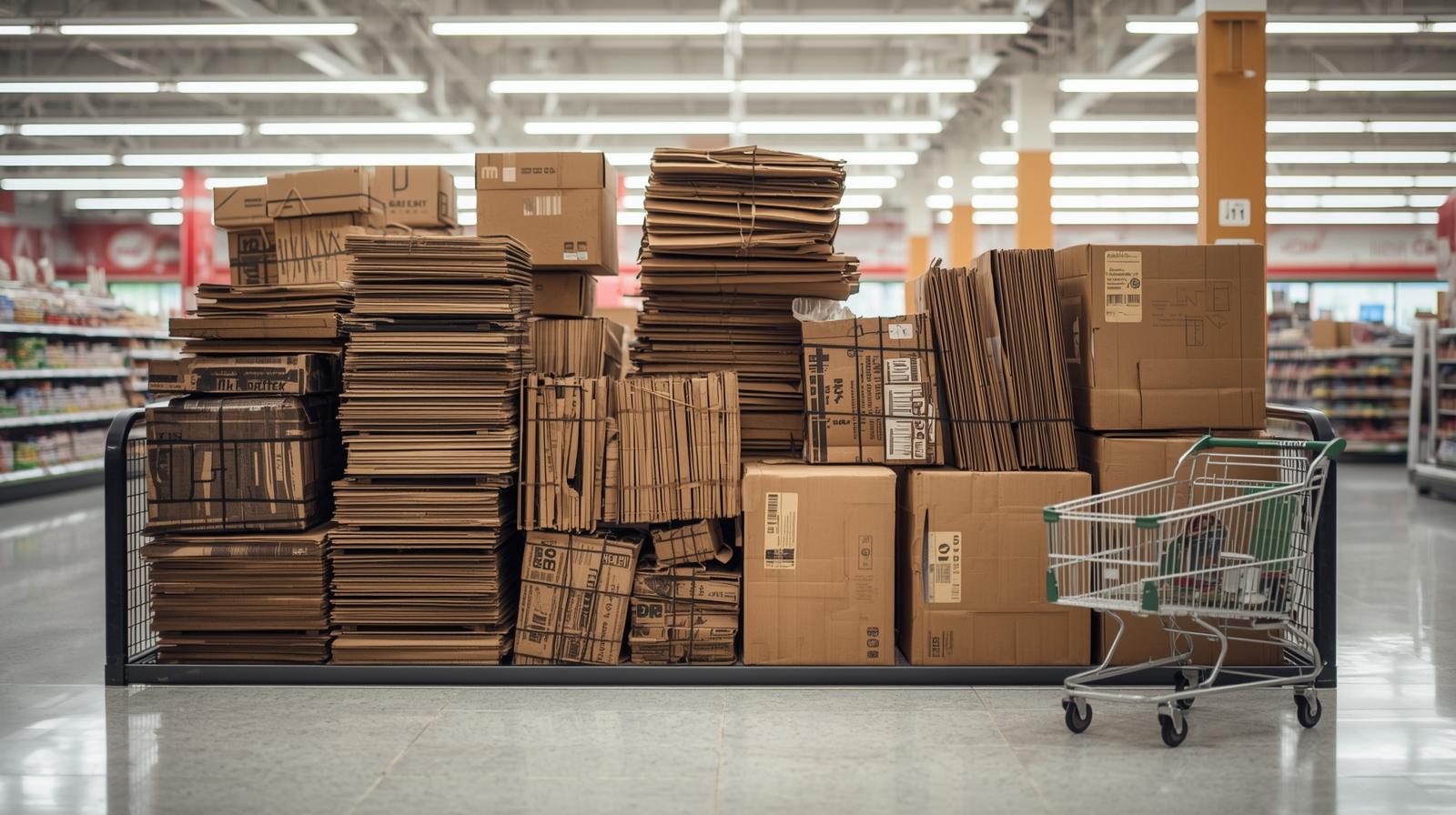 Supermarket Cardboard Recycling (2)