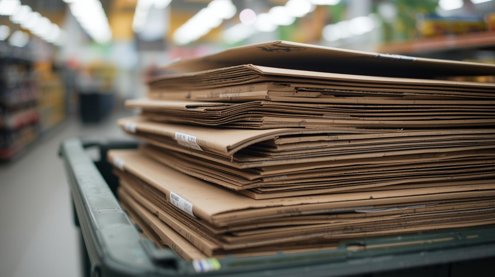 Supermarket Cardboard Recycling (3)