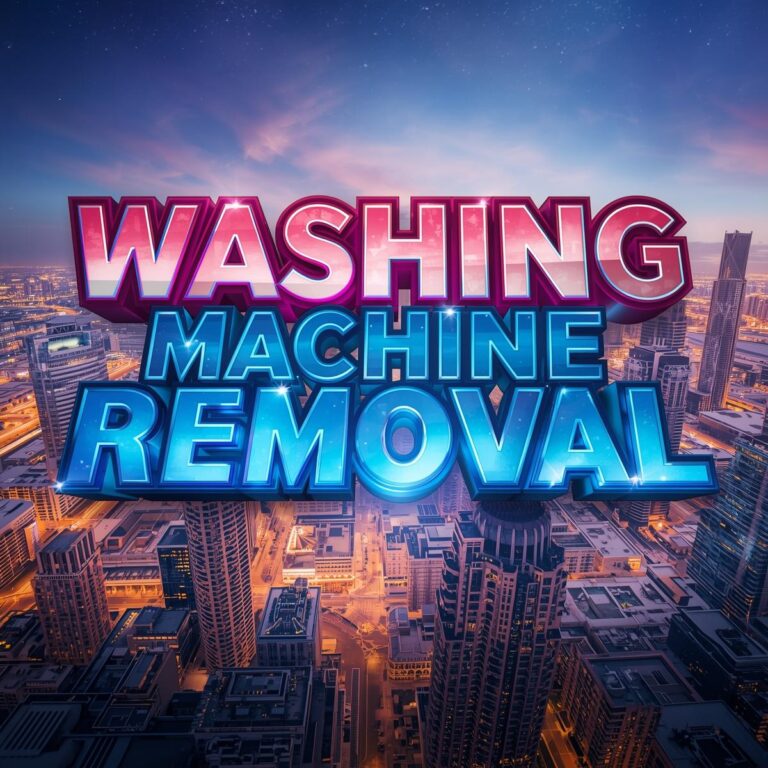 Washing Machine Removal