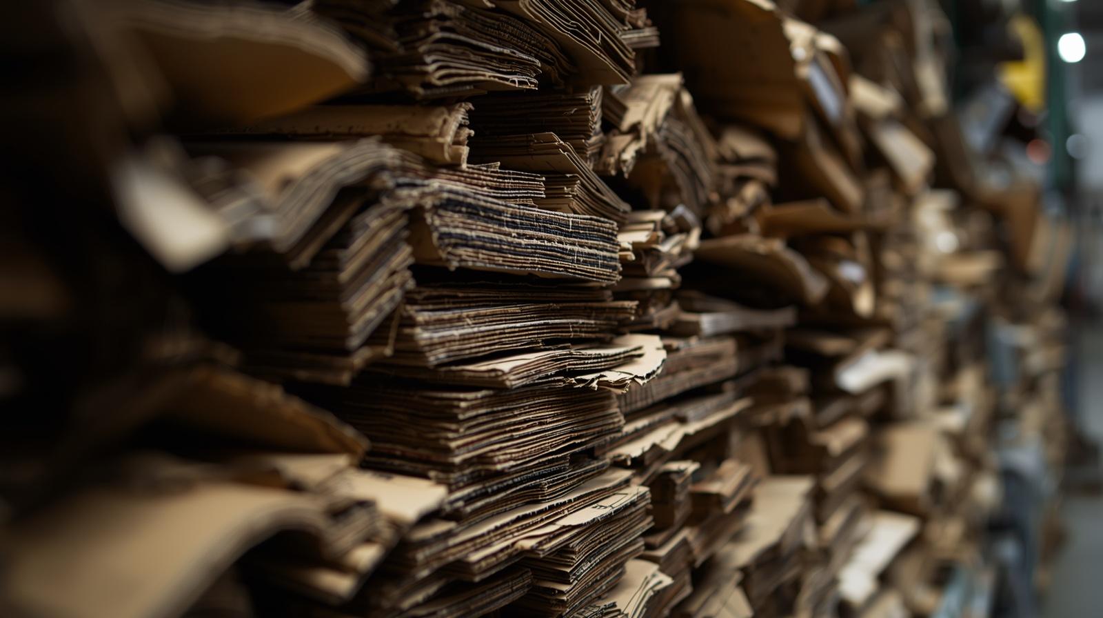 Commercial Cardboard Waste