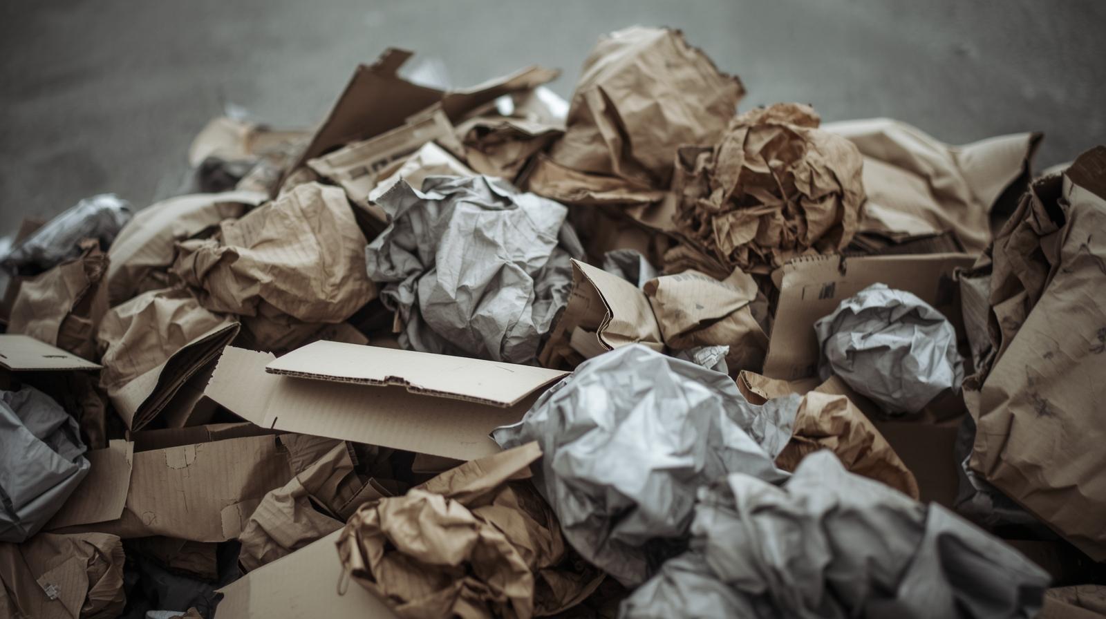 Commercial Cardboard Waste