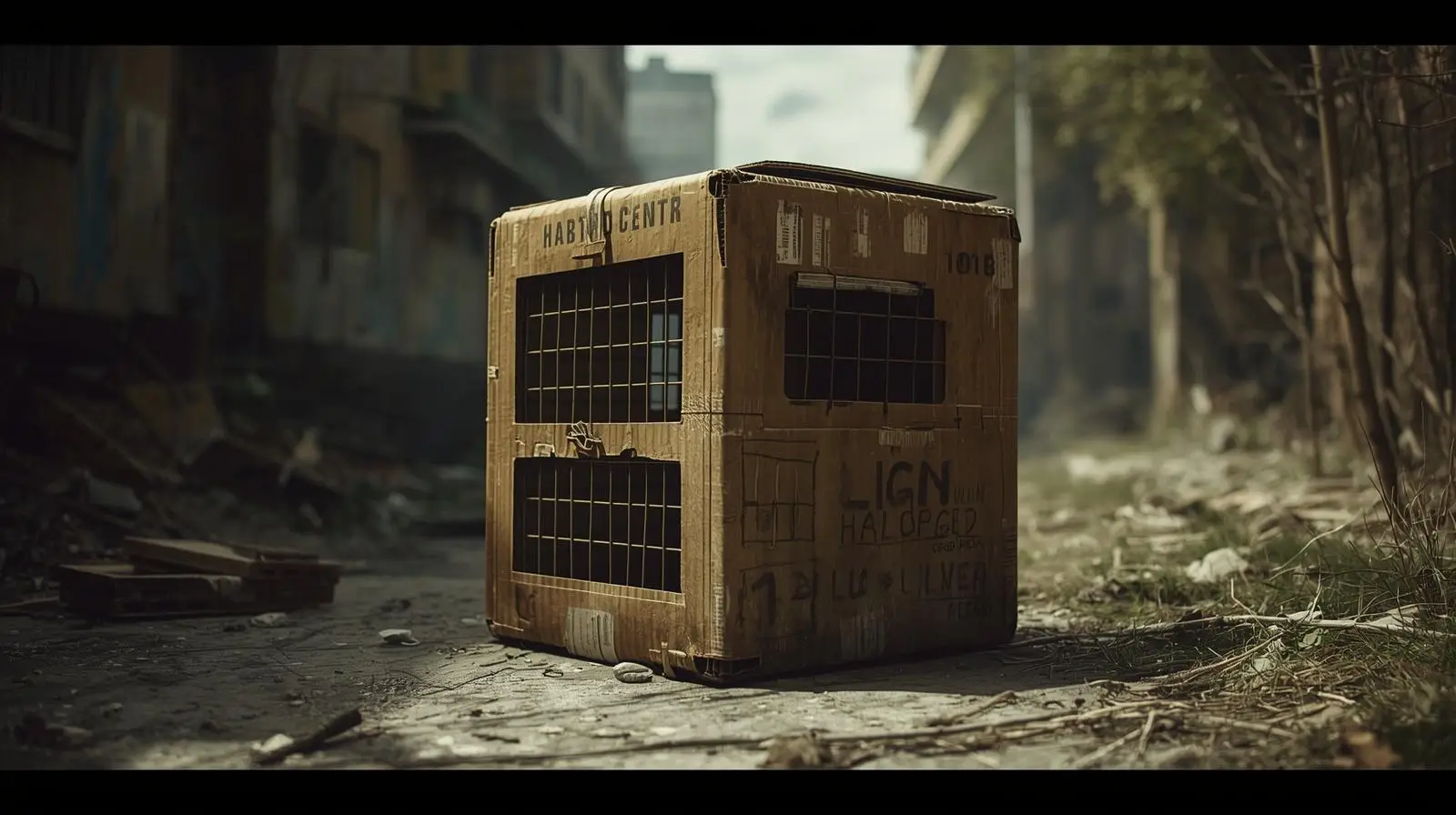 Cardboard Cage Rental (4)