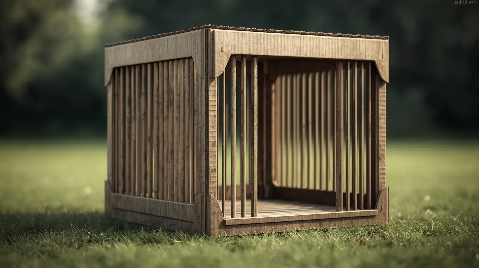 Cardboard Cage Rental