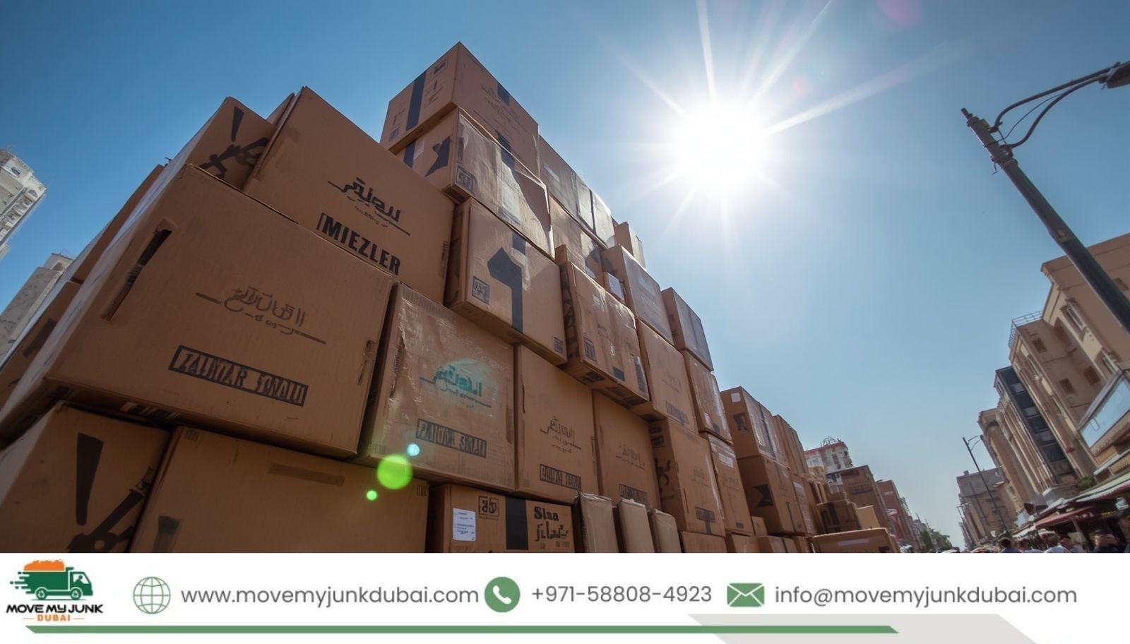 Cardboard Boxes Pickup Dubai