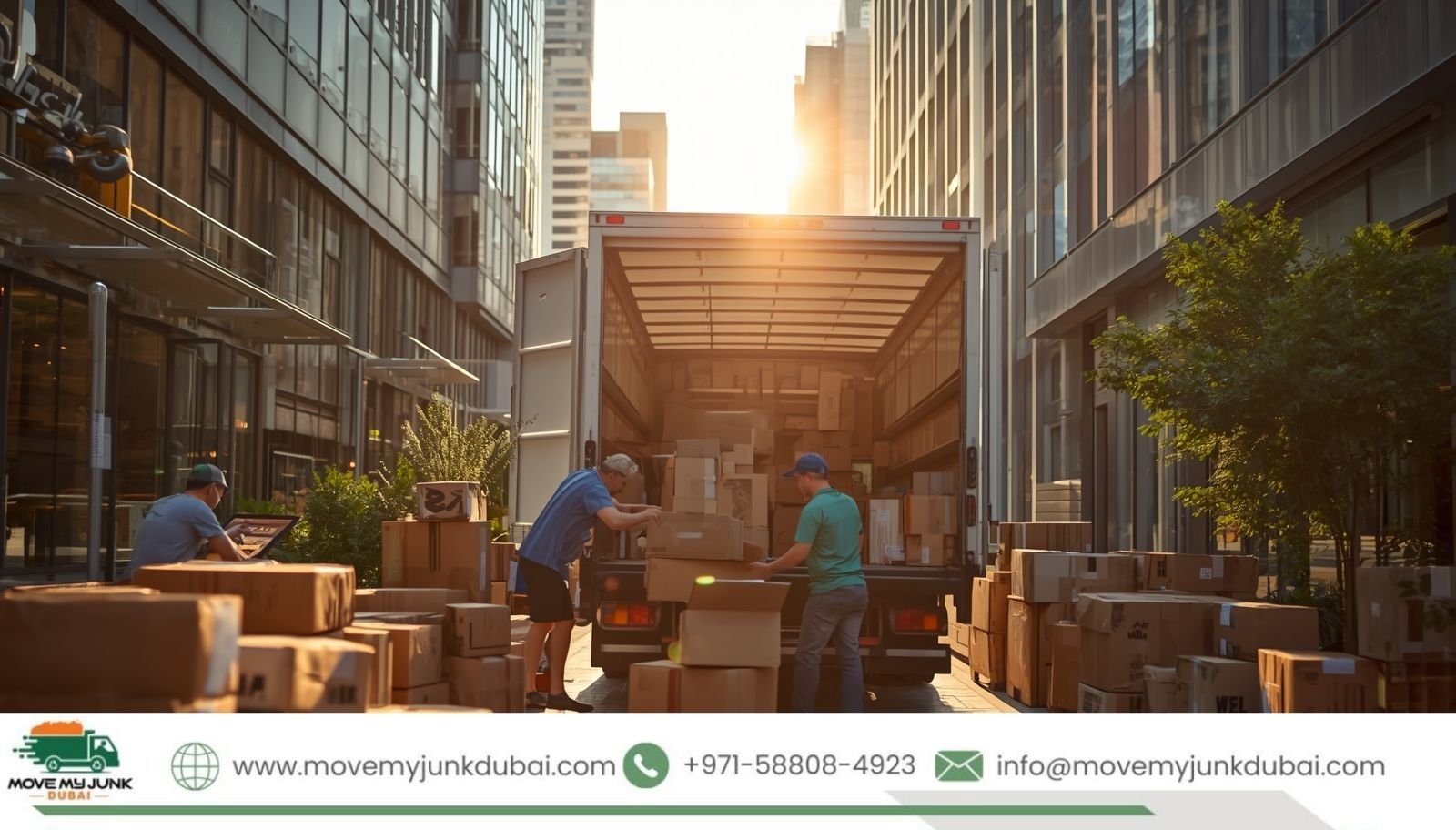 Cardboard box removal near me Business Bay