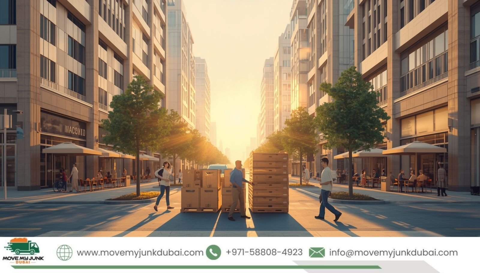Cardboard boxes pickup Downtown Dubai
