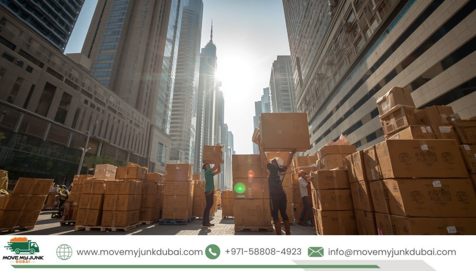 Same day cardboard removal near me Downtown Dubai
