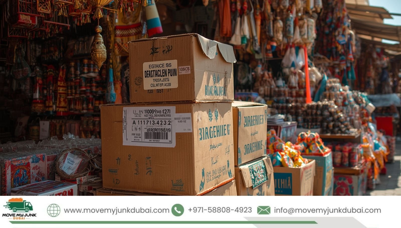 Same-day carton box collection Dubai
