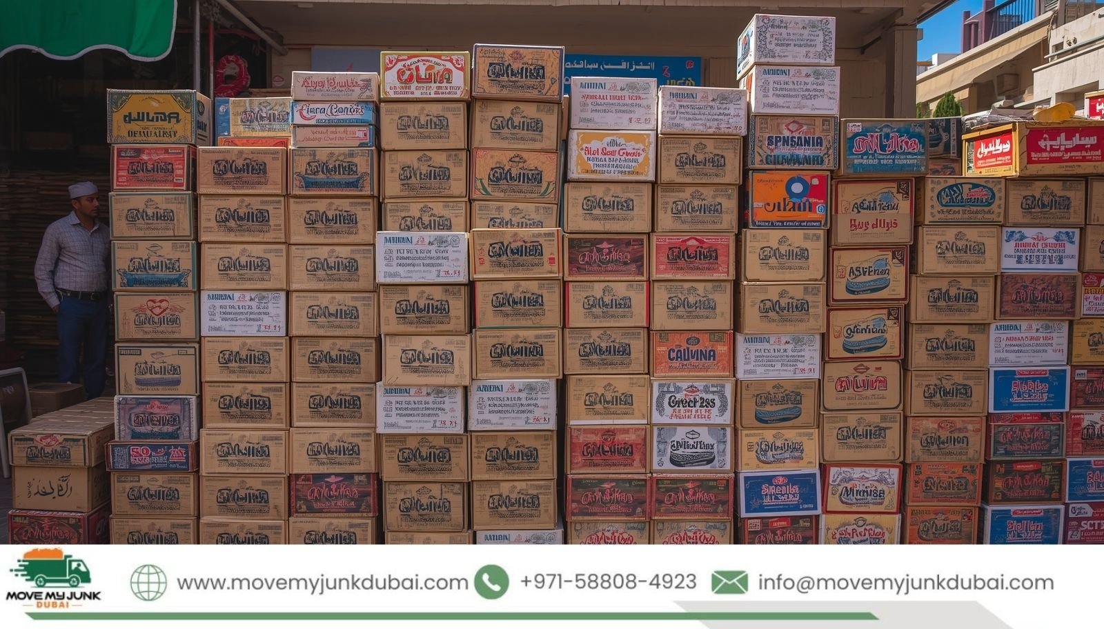Cardboard carton box pickup Dubai