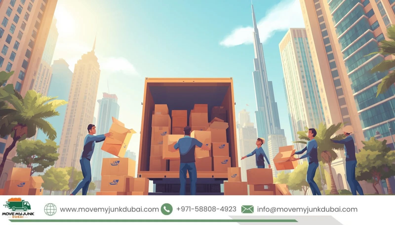 Moving Box Removal Dubai after moving