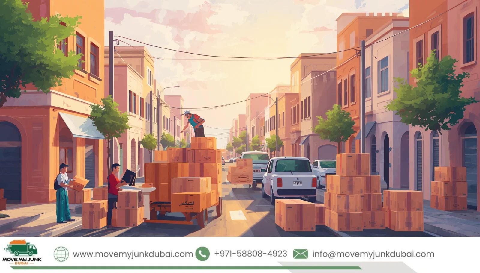 Moving Box Removal Dubai pickup service