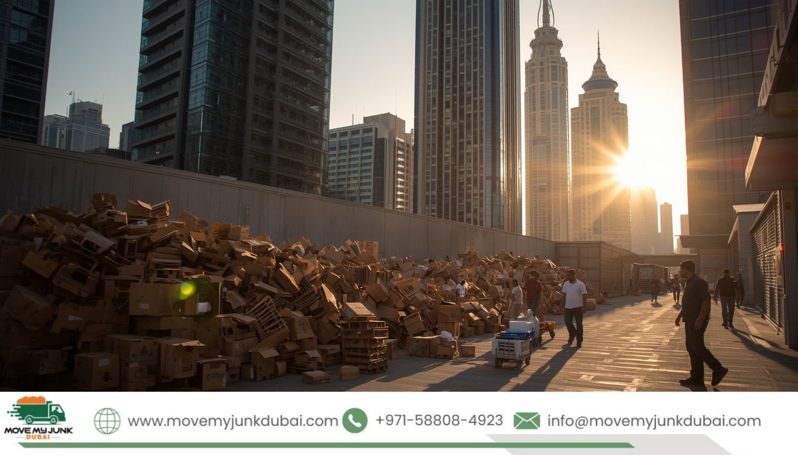 Packing Boxes Removal and Disposal Dubai