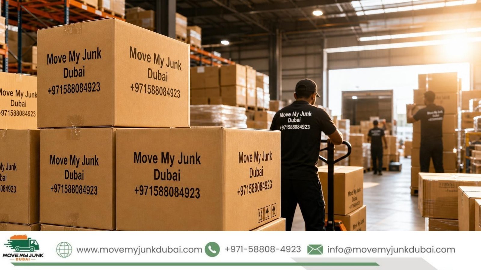 Used Thick Cardboard Boxes Removal Dubai