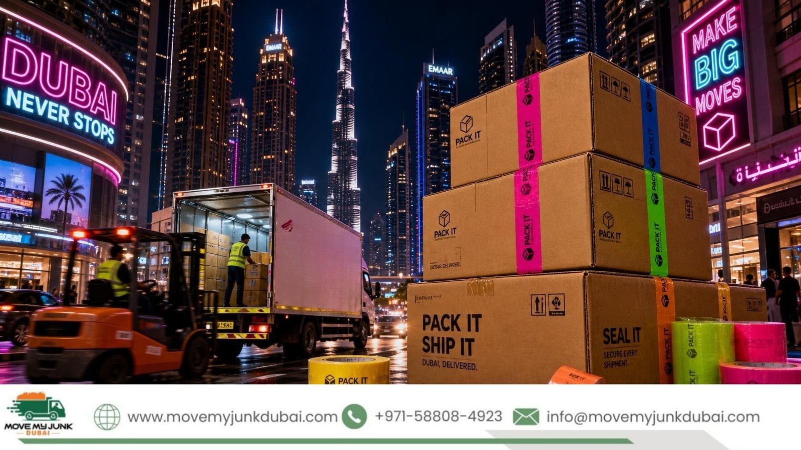 Large Thick Cardboard Box Removal Dubai
