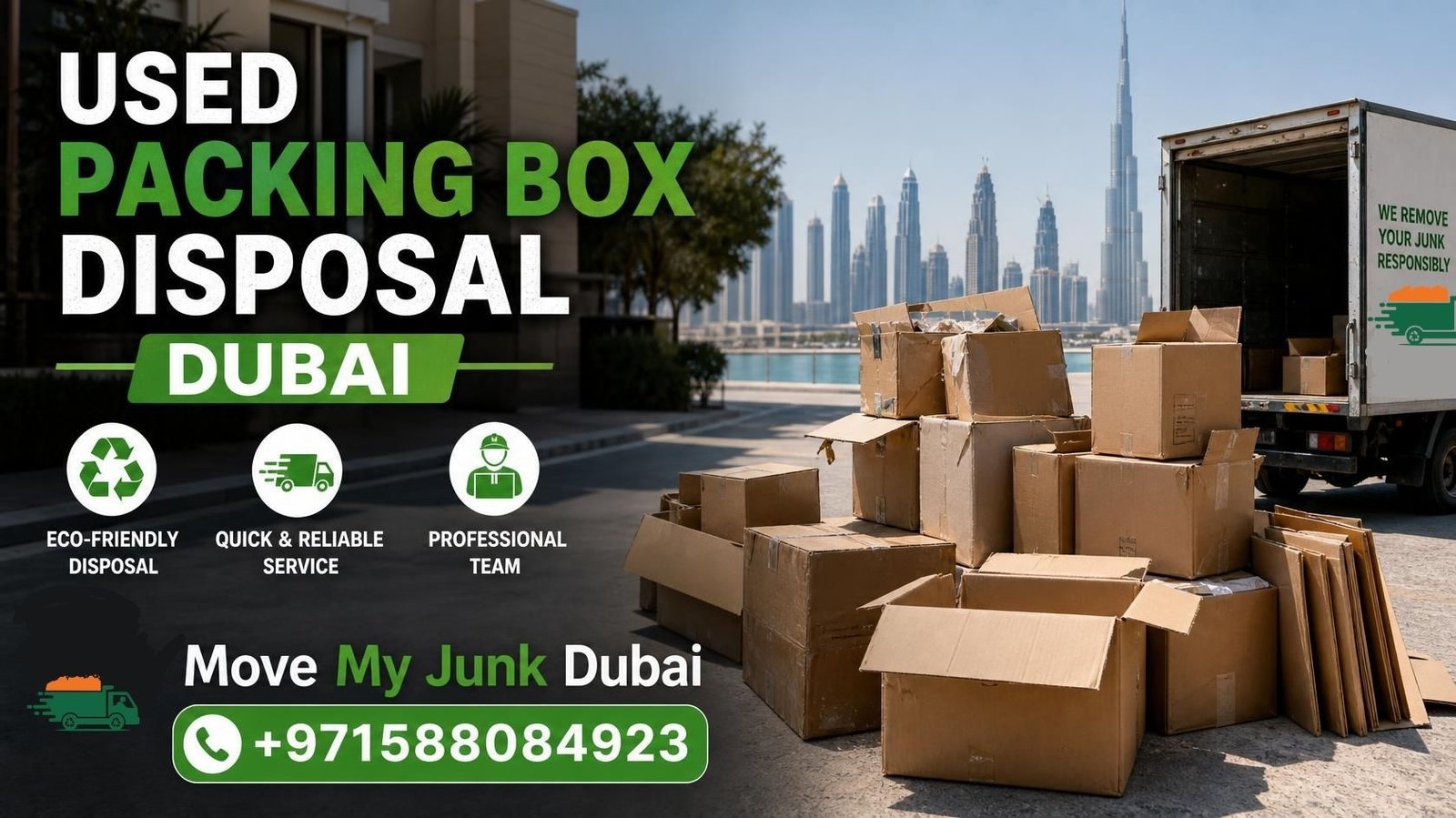 Used Cardboard Box Disposal Dubai