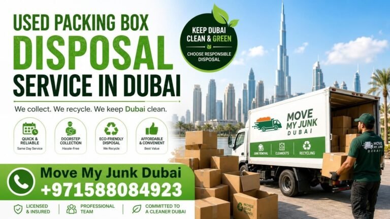 Used Packing Box Disposal Dubai